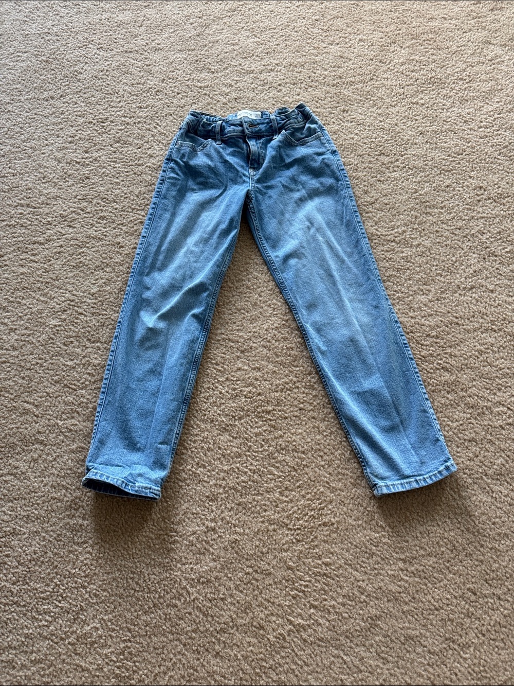 abercrombie kids light blue denim jeans